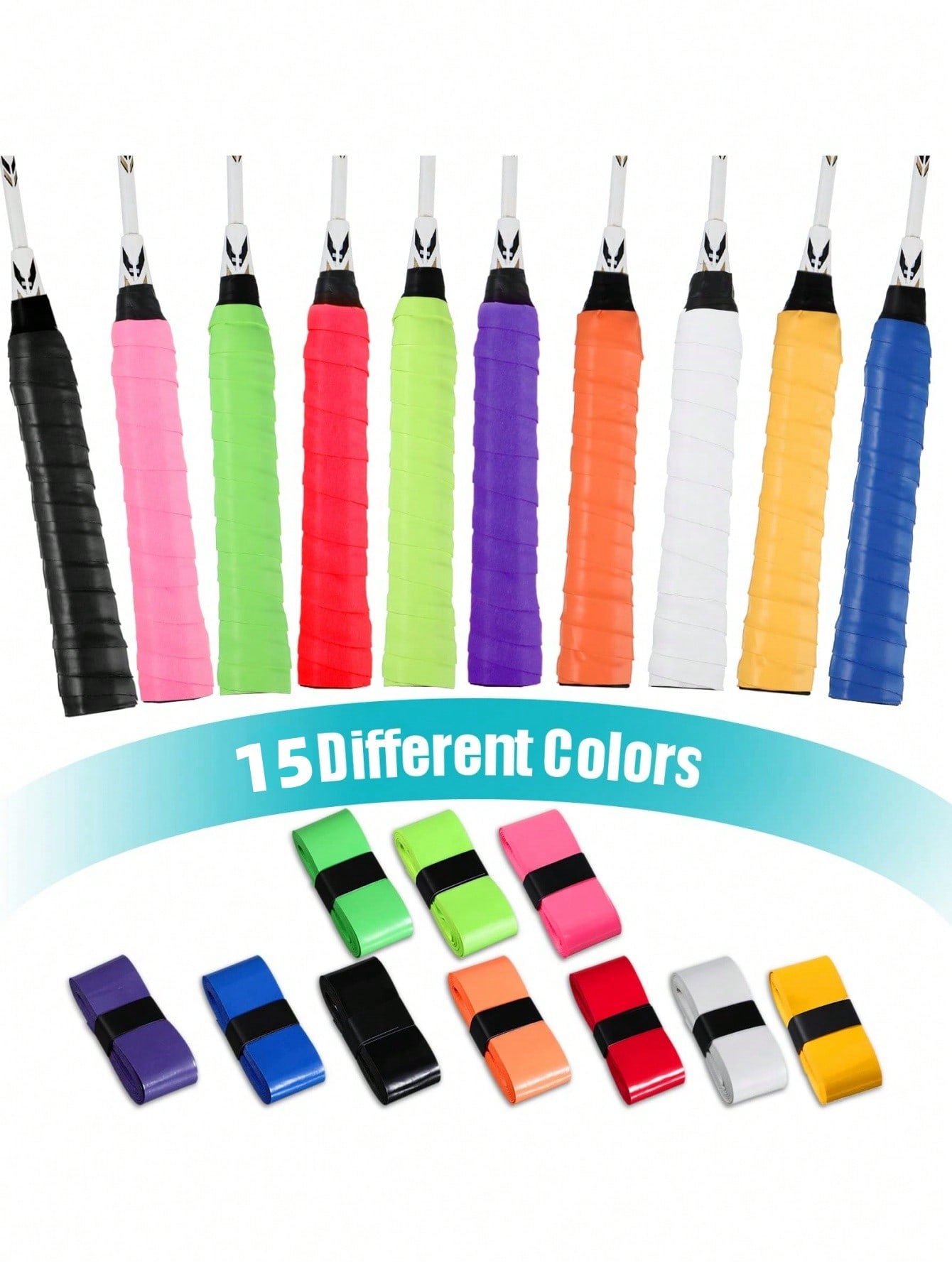 Badminton Rs - เทปพันด้ามจับ PU สำหรับเทนนิส แบดมินตัน ดูดซับเหงื่อ กันลื่น