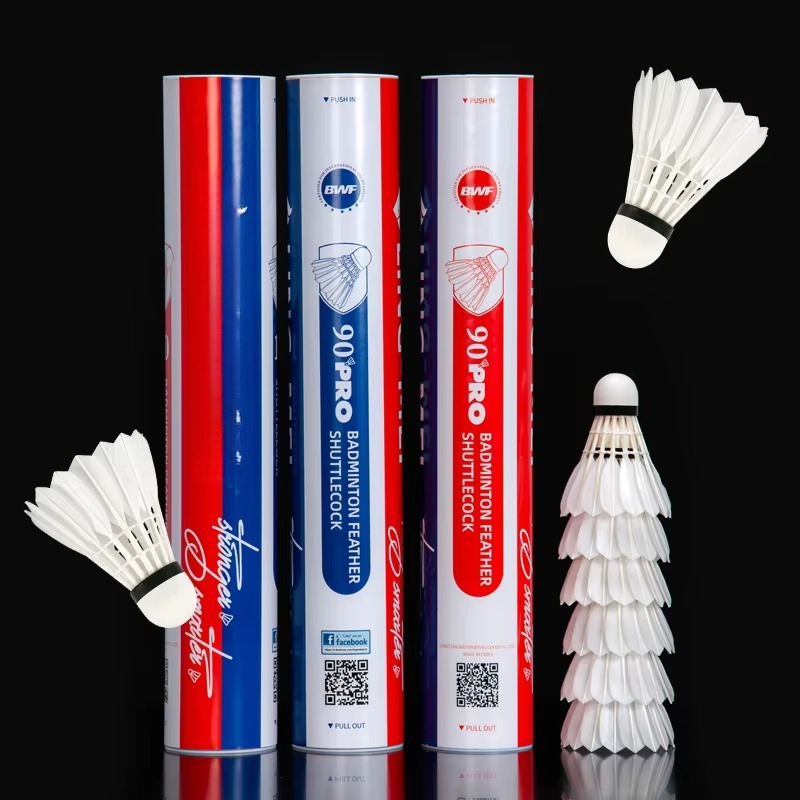 Badminton Championship - 90PRO สำหรับ EG1130 ลูกขนไก่เกรด A สำหรับการแข่งขันแบดมินตัน