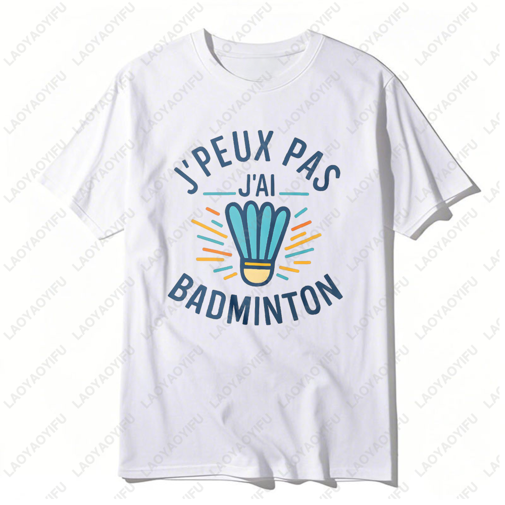 เสื้อยืดผู้หญิงลายกราฟิกลูกแบด - Badminton Quotes Short บทวิจารณ์และราคา